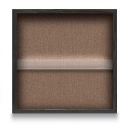 United Visual Products Outdoor Enclosed Combo Board, 48"x36", Satin Frame/Green & Amethyst UVCB4836OD-GREEN-AMETHY